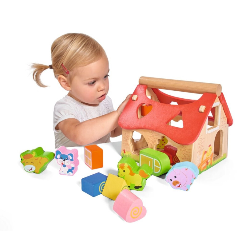 Juego Didactico de Madera con Animales de la Granja Juego Didactico de Madera con Animales de la Granja