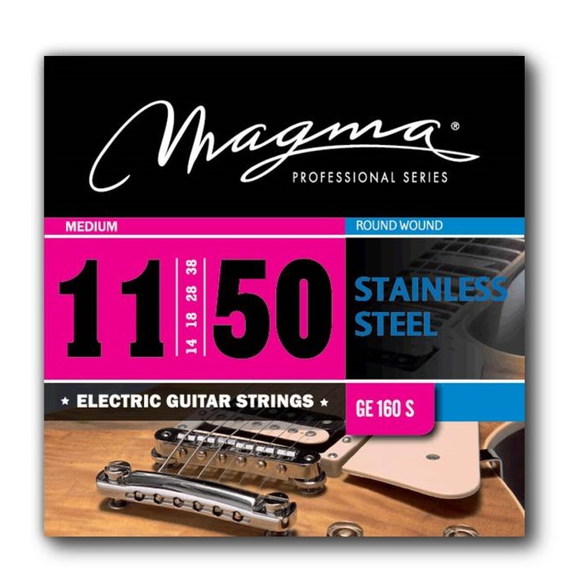Encordado Para Guitarra Electrica Magma S. Steel .011 Ge160s 