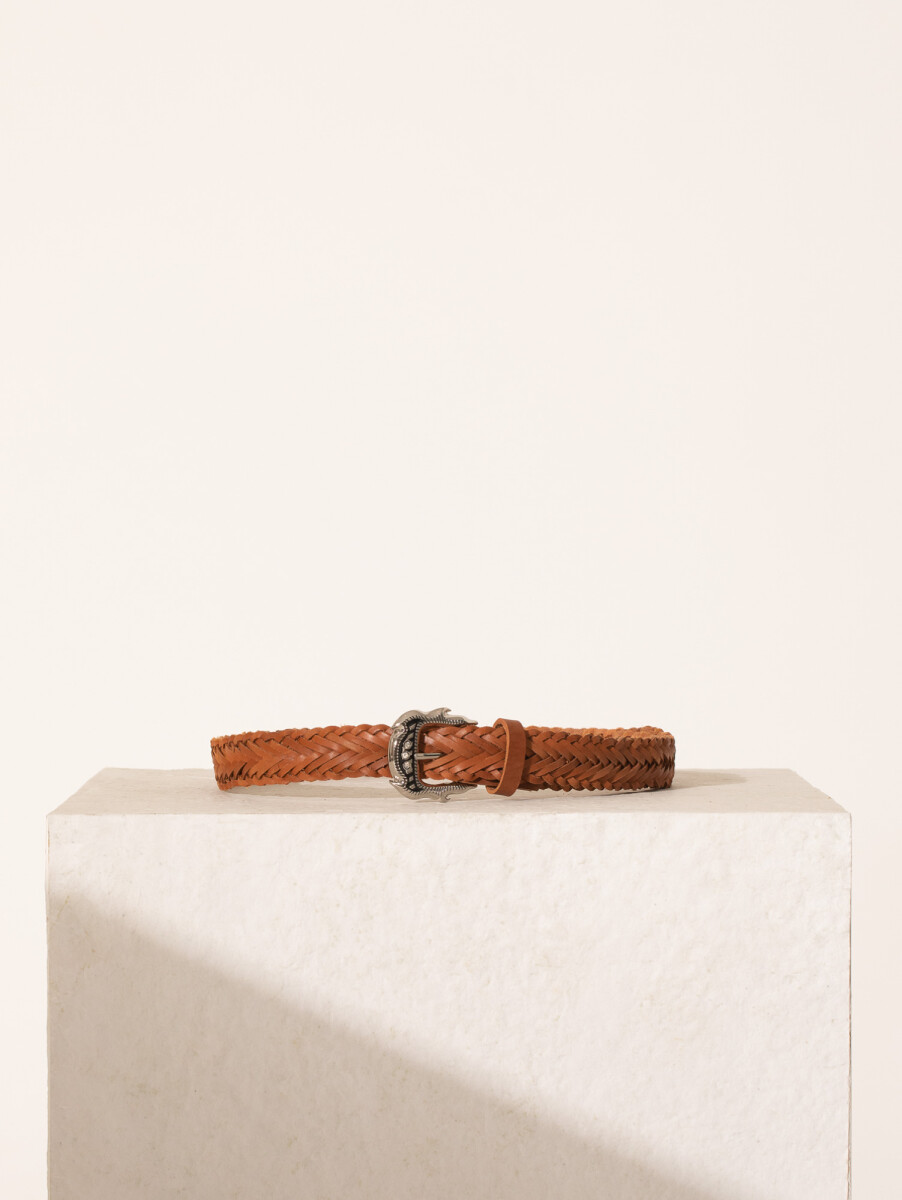Cinturon knit - Camel 