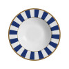 Juego de 6 Platos Hondo de Cerámica Alleanza 25cm Stripe Azul Juego de 6 Platos Hondo de Cerámica Alleanza 25cm Stripe Azul