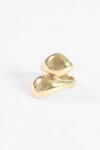 Anillo acero bold dorado