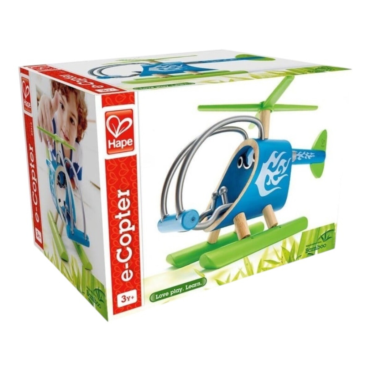 Helicóptero de Madera Hape E-Copter 