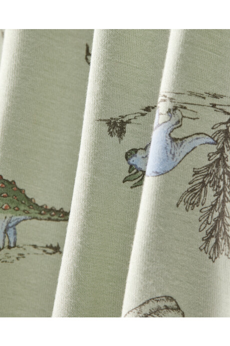 Pack dos pantalones de viscosa, diseño dinos, línea Purelysoft Sin color