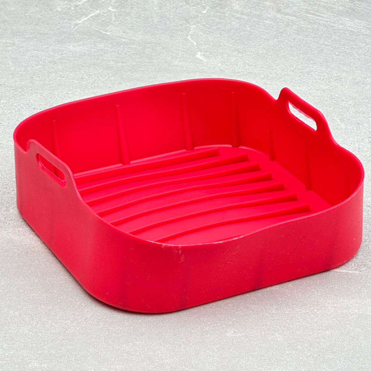 Bandeja De Silicona Para Freidora Electrica Air Fryer Lado 18.5cm x Alto 5.5cm 