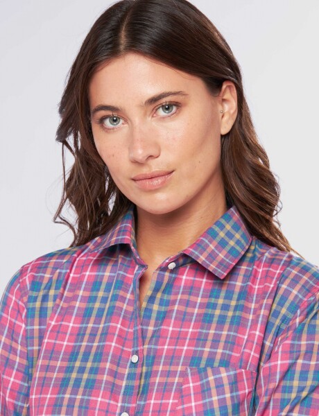 CAMISA CUADROS Rosa