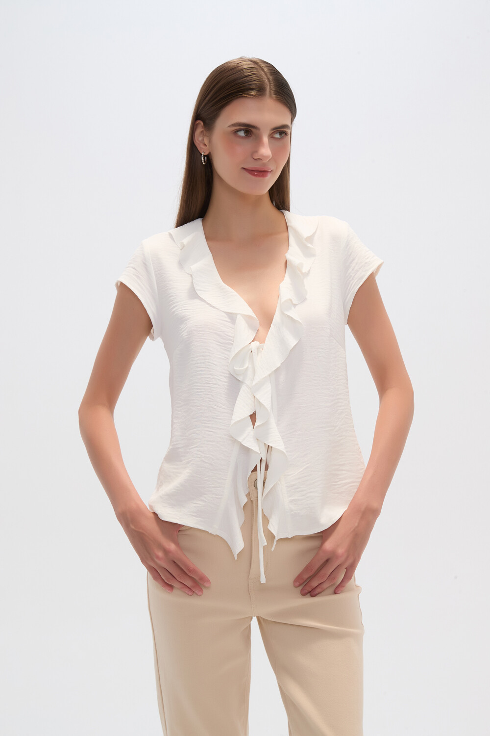 Tops Tegua Marfil / Off White