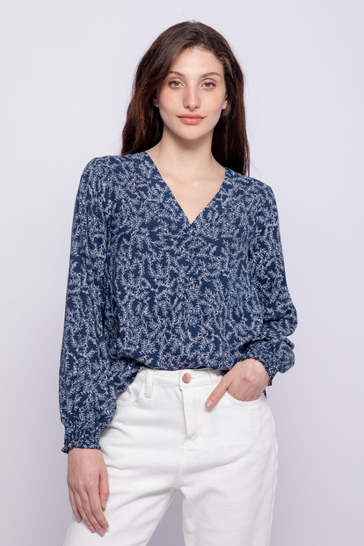 BLUSA AVA Azul Marino