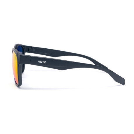 Lentes de Sol Arye Polarizados Negro Brillante Rojo