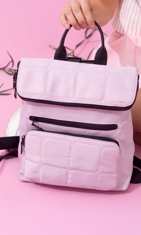 MOCHILA CORCEGA ROSA PALIDO