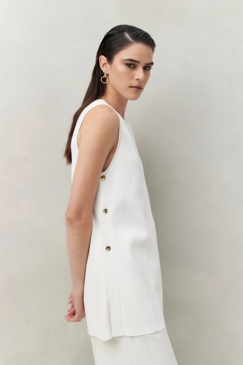 BLUZA D.CASSIN SYDNEY - BLANCO 