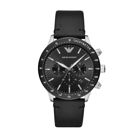Reloj EMPORIO ARMANI MARIO Cuero Negro Esfera 42mm 0