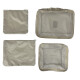 Organizador de tela 4pcs beige