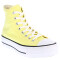 Championes Unisex Converse - All Star Lifte Hi Plataforma Amarillo