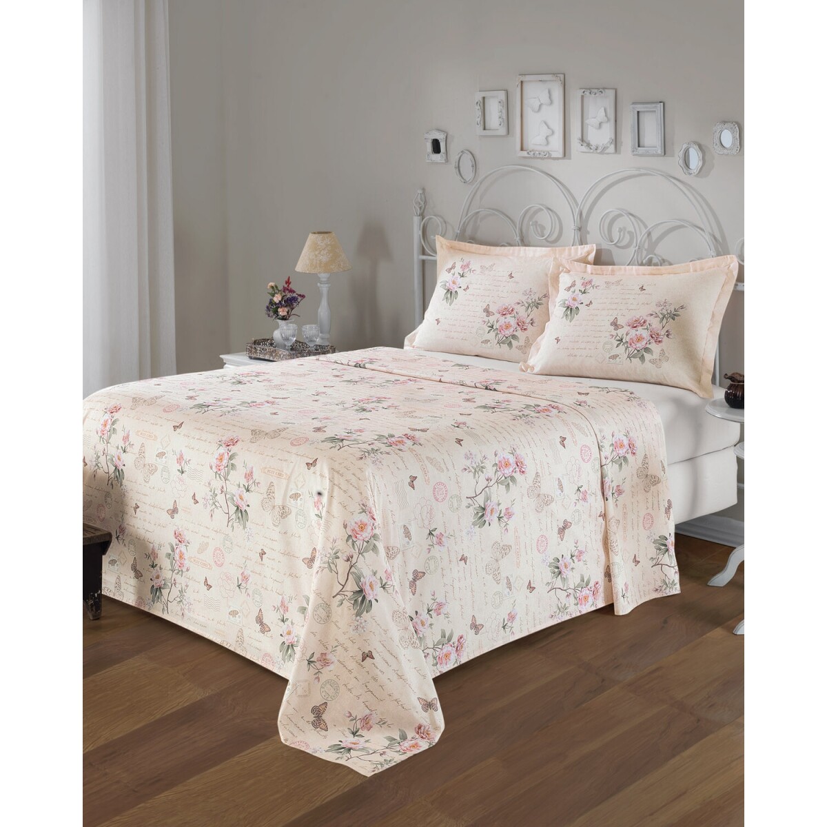 Juego De Sábanas 1 Plaza Dohler Bella 180 Hilos 100% Algodón Estampadas 