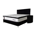 SOMIER COMPLETO ENJOY 1.40X1.90 100KG + 2 ALMOHADAS PARANA Unica