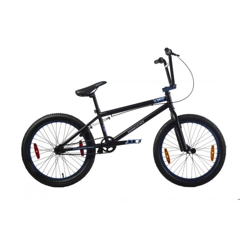 Bicicleta Baccio R.20 Niño Bmx Jump Negro Mate/azul