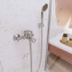 GRIFERIA DUCHA EXTERNA MONOCOMANDO BRILLO SERIE BLEST CROMO