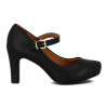 Vizzano Zapato Formal C/pulsera Taco Alto Negro