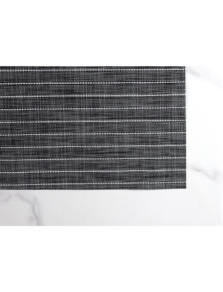 INDIVIDUAL PVC RAYAS BLANCAS 45x30CM GRIS INDIVIDUAL PVC RAYAS BLANCAS 45x30CM GRIS