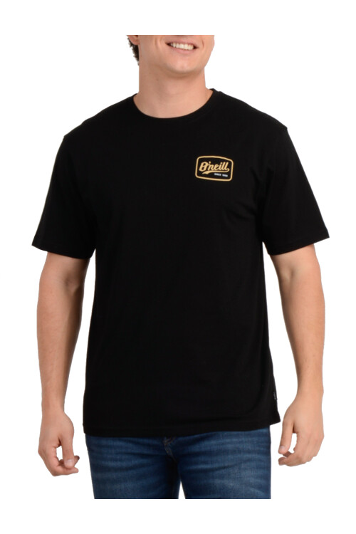 Remera O'Neill 1952 Back Print Negro
