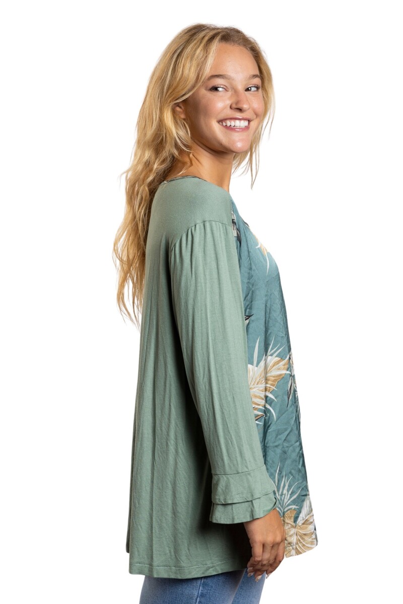 CHERRY BLUSA - GREEN 