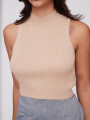 Tops Plisure Beige