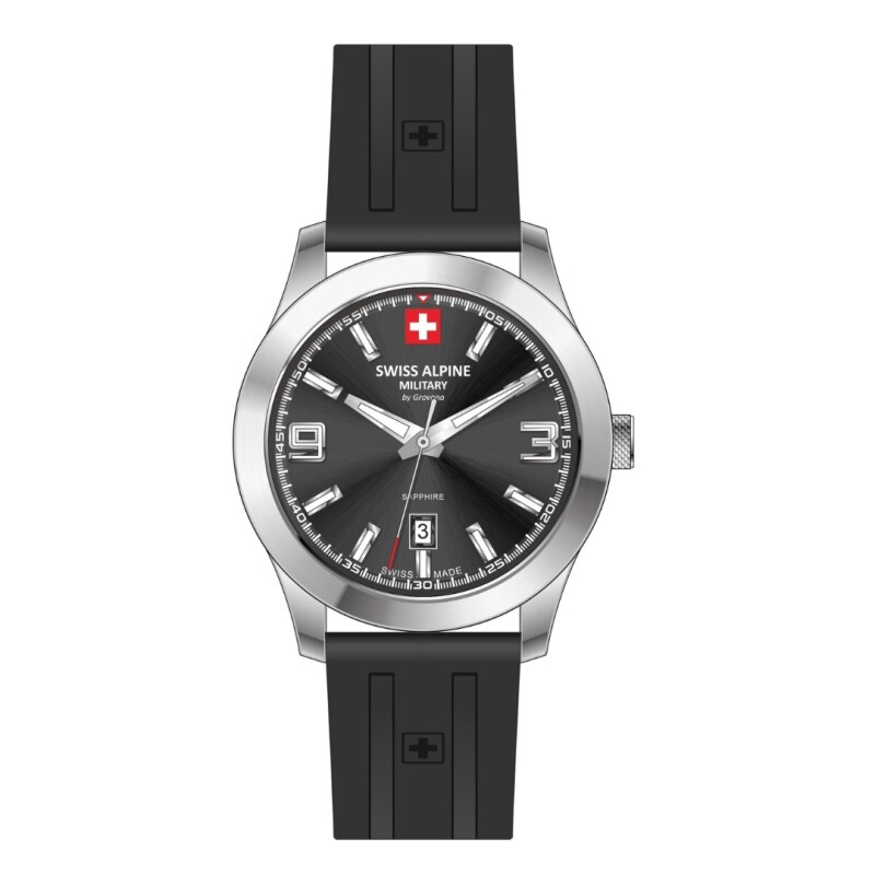 Reloj Swiss Alpine Military Combat Pro 7056.1837 para hombre Negro