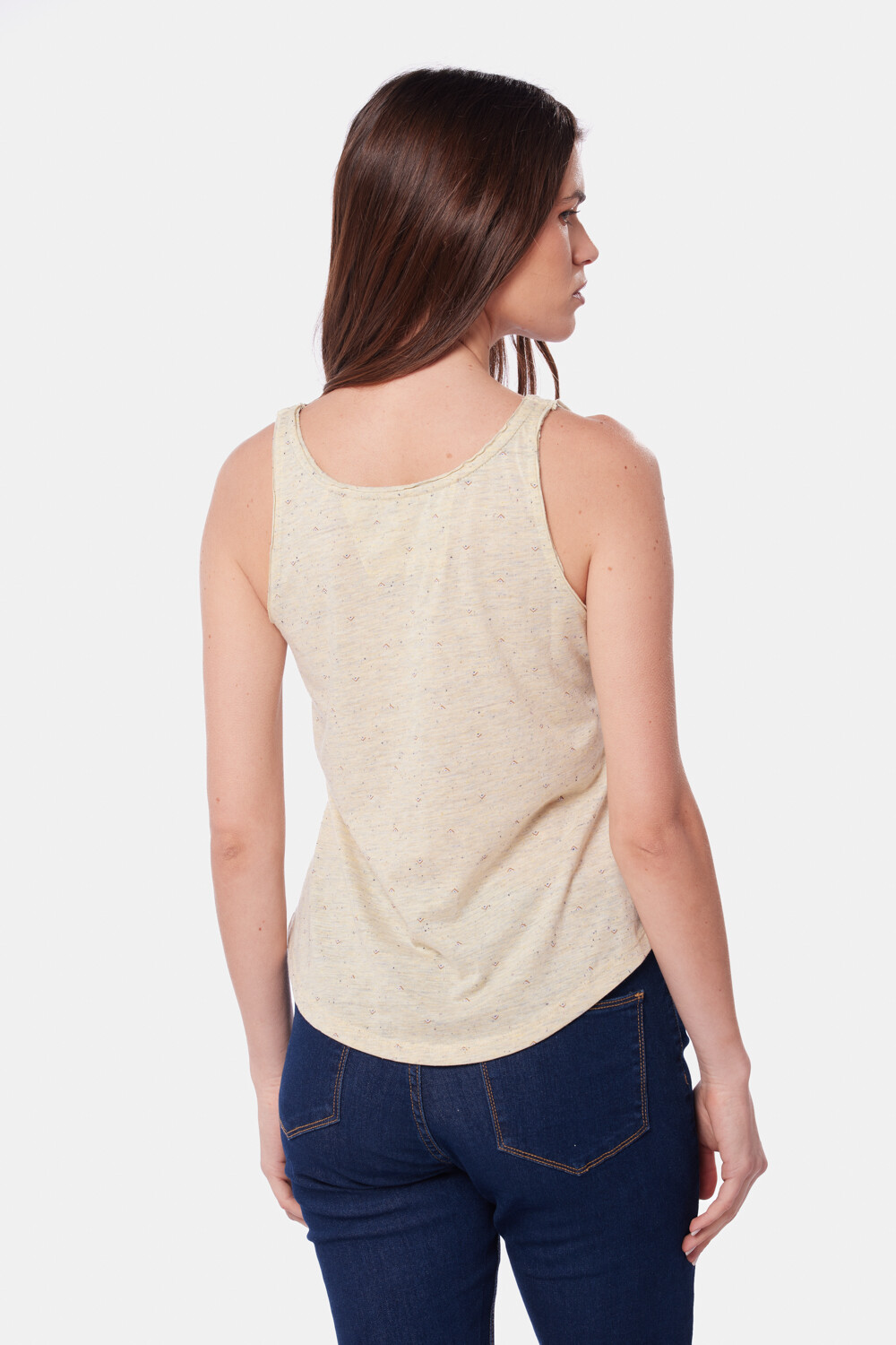 MUSCULOSA CON BOTONES Amarillo