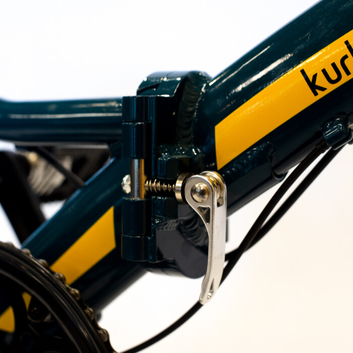 Bicicleta Plegable cuadro aluminio rod 20 y cambios Shimano Azul Petroleo