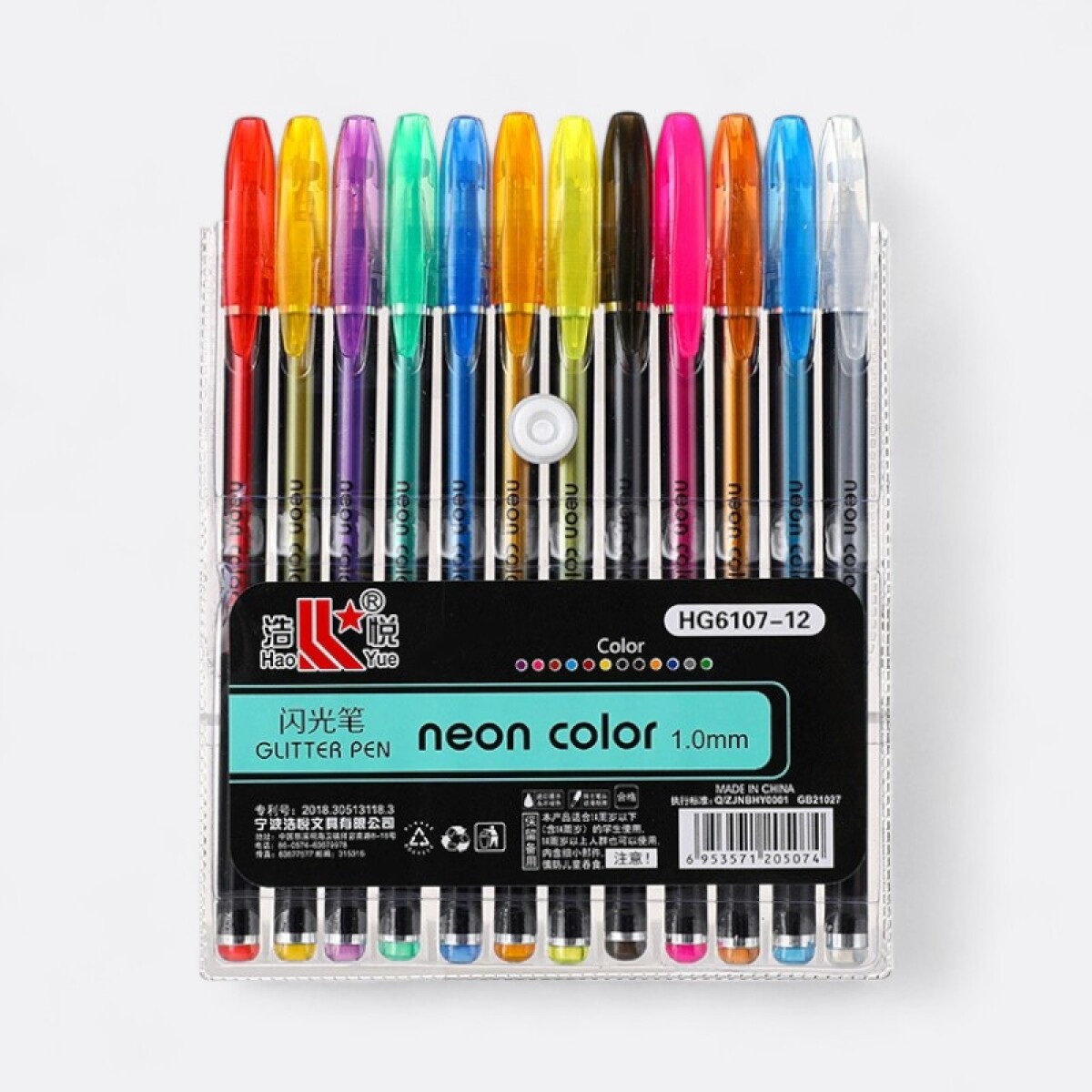 Set De Lapiceras Neón x12 