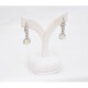 Par De Caravanas En Oro 18K Blanco Y Brillantes 2,40 Ct. Aprox. Par De Caravanas En Oro 18K Blanco Y Brillantes 2,40 Ct. Aprox.