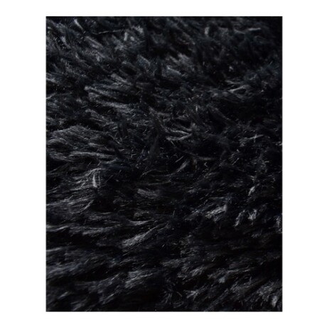 Alfombra Peluda Shaggy de 1.5 x2.0 m Negro