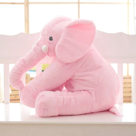 Peluche Almohada Elefante Almohadón De Apego 60cm Rosa