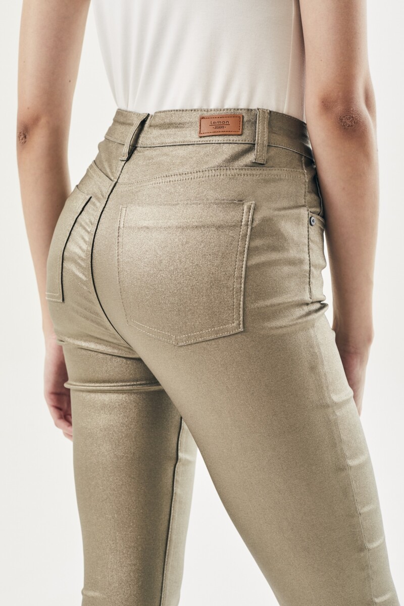 Waxed Crop Flare Oro