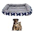 Cuna Cama Cucha Mascota Perro Gato Rectangular 50 X 37 Variante Ballenas