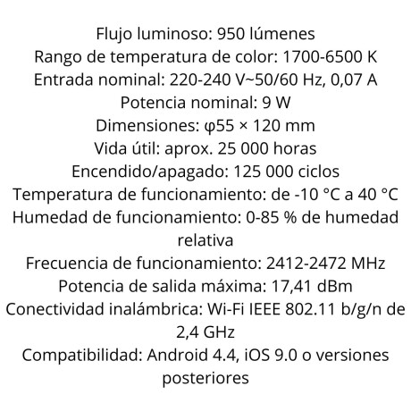 Lámpara Xiaomi Mi Smart blanco RGB V01