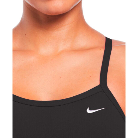 Traje De Baño Racerback One Piece de Mujer negro