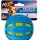 Pelota de Goma para Mascotas Nerf Pet Squishy 10 cm VERDE-AZUL