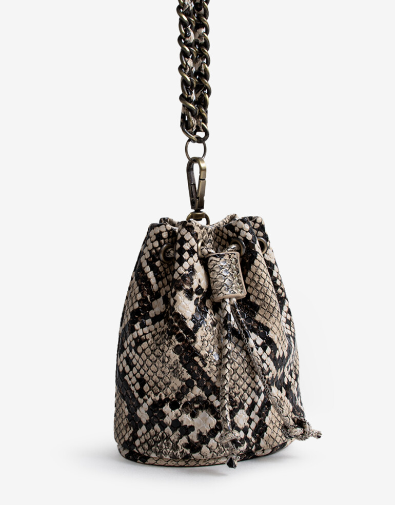 Monederos Monedero Mini Bag Snake - Estampado Animal Print