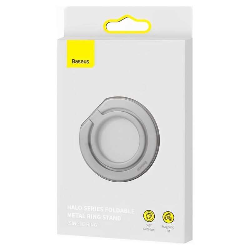 Soporte Celular Mag Baseus Halo Single Ring Silver SUCH00012 Soporte Celular Mag Baseus Halo Single Ring Silver SUCH00012