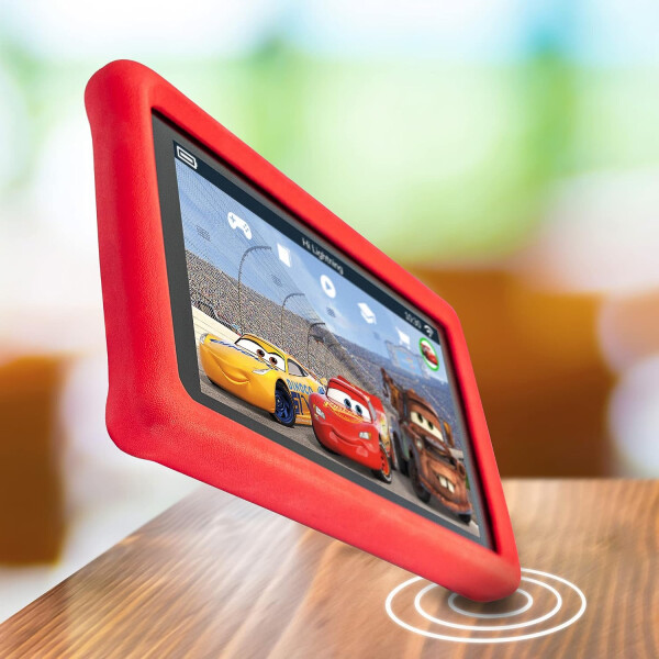 Tablet Infantil 7" Kids Mickey Frozen Cars Toy Story + Auricular ROJO