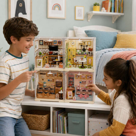 Casita en miniatura para armar Celeste
