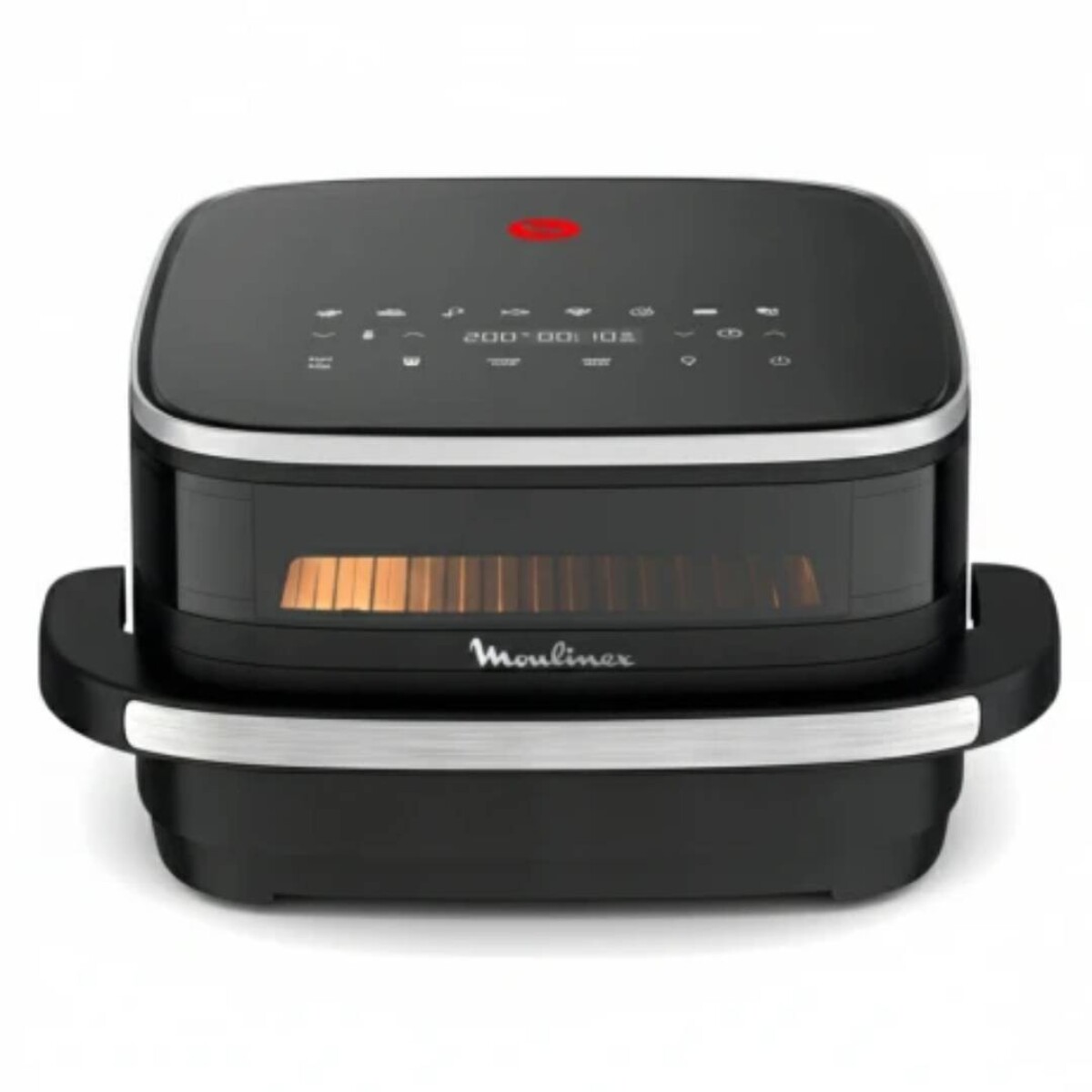 Freidora De Aire Moulinex Easy Fry Xl Surface Compacta Doble Resistencia Cesta Ancha - Negro 