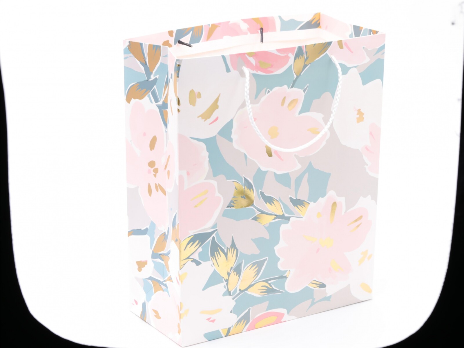 BOLSA DE REGALO FLOR DE MELOCOTÓN - L 