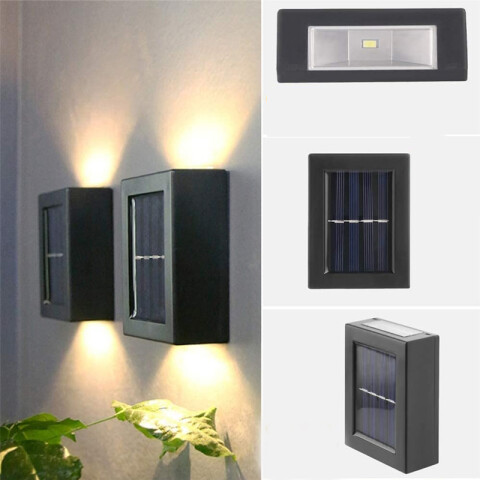 Lámpara solar de pared con sensor de luz solar para exterior Lámpara Solar De Pared Con Sensor De Luz Solar Para Exterior