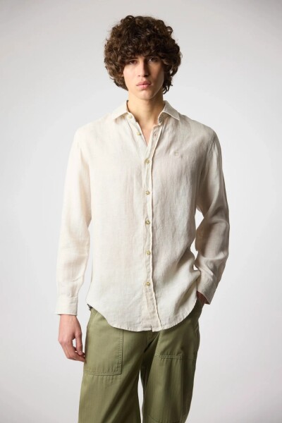 LINEN SHIRT Crudo