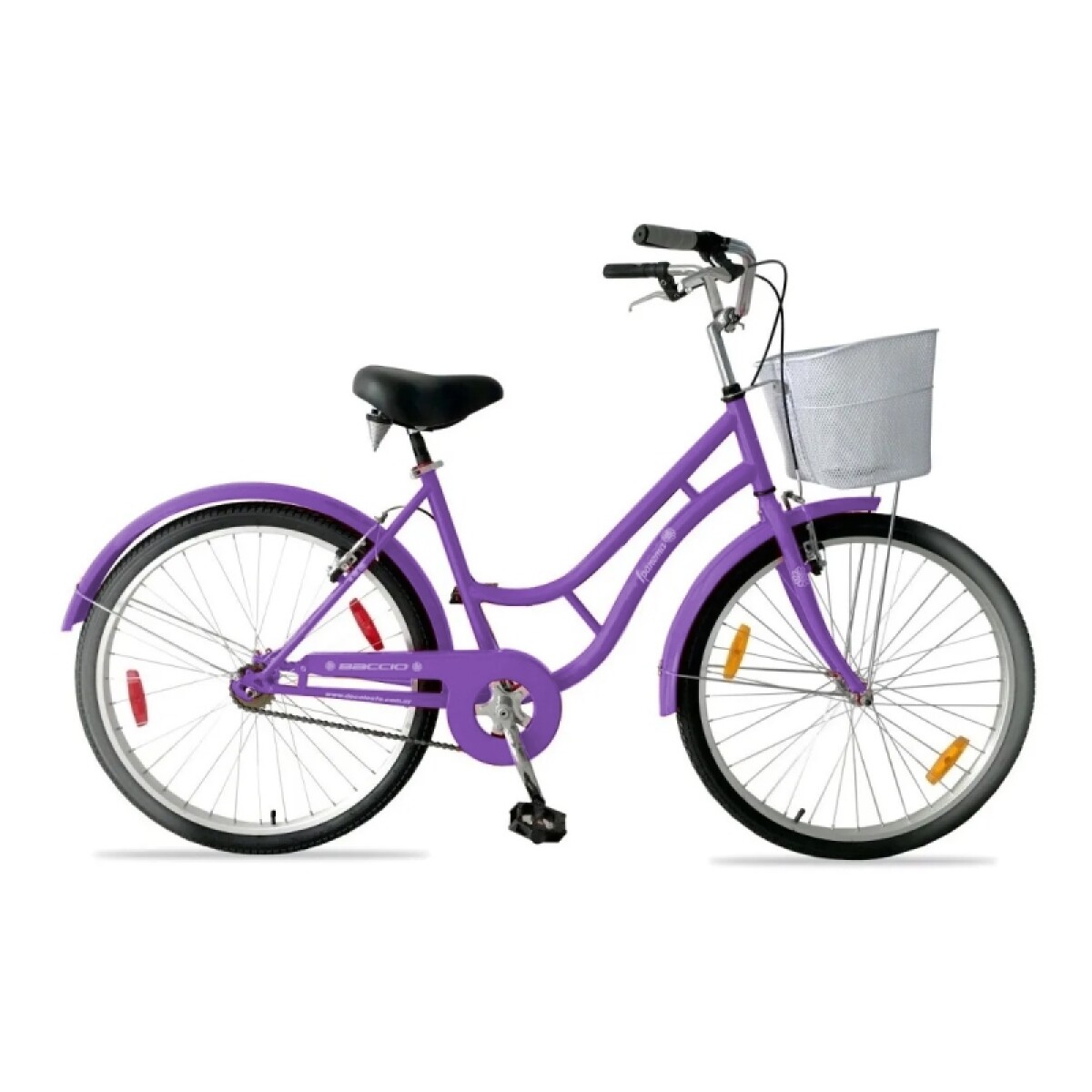 Bicicleta Baccio R.26 Dama Ipanema S/c Urbana - Violeta 