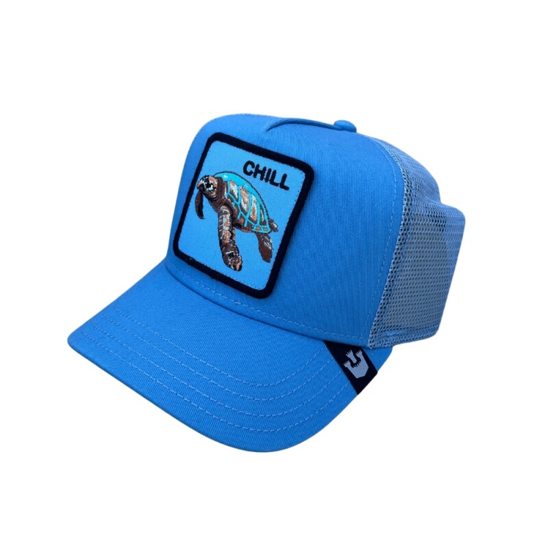 Gorra Goorin Bros Trucker Baseball - The Sea Turtle celeste
