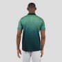 Geo Print Polo - Hombre Hunter Green