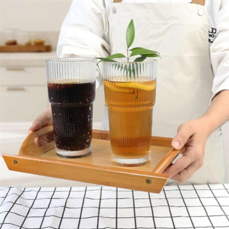 Vaso de vidrio acanalado 500 ml Sc